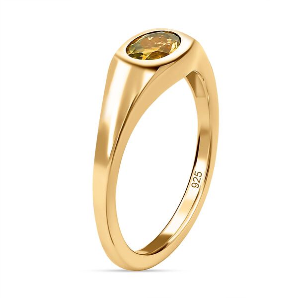 Natürlicher, goldener Tansanit-Ring - 0,52 ct. image number 5