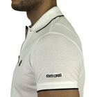 ROBERTO CAVALLI: Poloshirt aus 100% Baumwolle, Weiß  image number 4