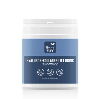 Linea Soft 3er-Set Hyaluron und Collagen Anti-Aging Lift Drink 300 gr - 30 Tage Kur