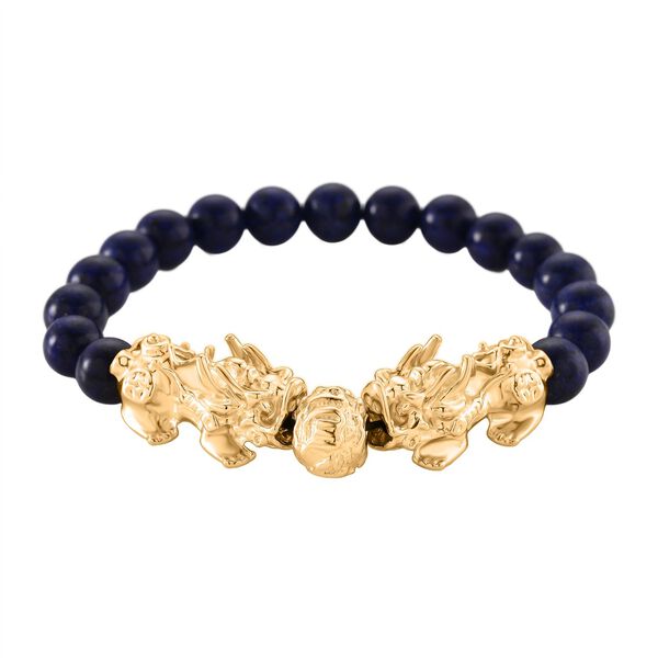 Lapislazuli Schmuckset Legierung  gelb vergoldet ca. 430.00 ct image number 7