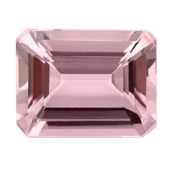 AAAA Rosa-Morganit, Facettiert, Oktagon-Schliff, ca. 9x7 mm, ca. 1.91 ct