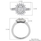 Diamant-Ring, 925 Silber platiniert  ca. 0,50 ct image number 6