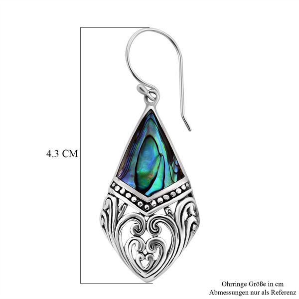 Royal Bali Kollektion- Abalone Muschel Ohrringe- 20.10 ct. image number 5