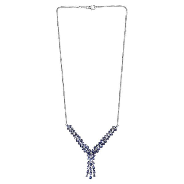 Tansanit 45cm Halskette - 12,28 ct. image number 4