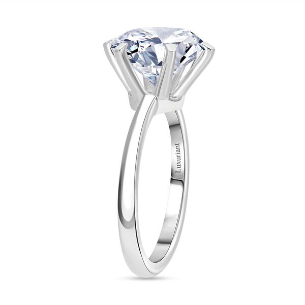 LUXURIANT IGI zertifizierter VS-EF Labor Diamant Ring in 950 Platin - 5 ct. image number 4
