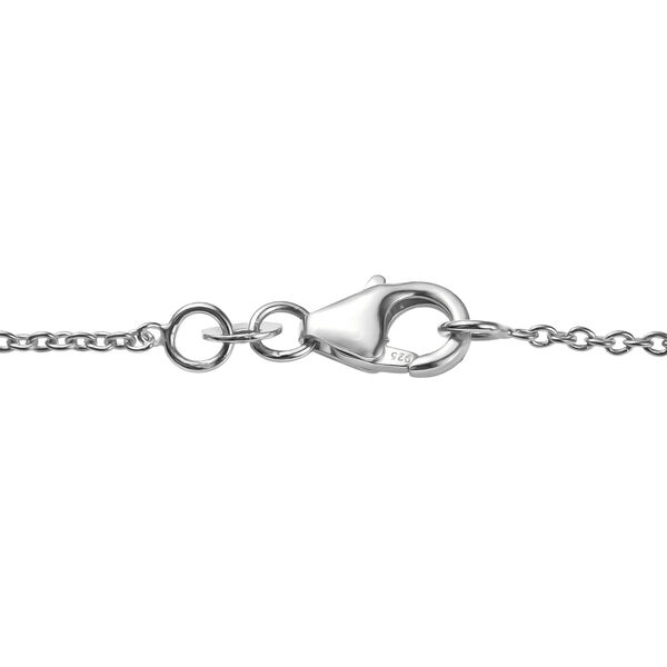 LUXURIANT SI-GH Labor Diamant Anh&auml;nger mit 45cm Kette, 925 Silber rhodiniert - 0,25 ct. image number 6