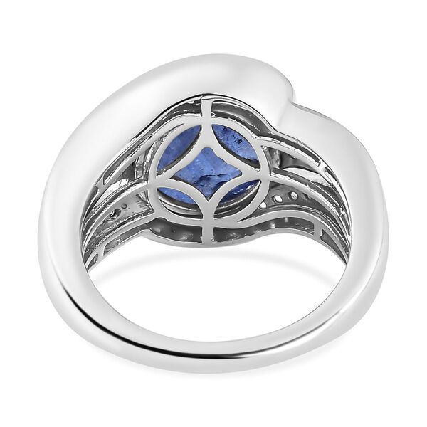 Tansanit und Zirkon Ring - 5,81 ct. image number 6