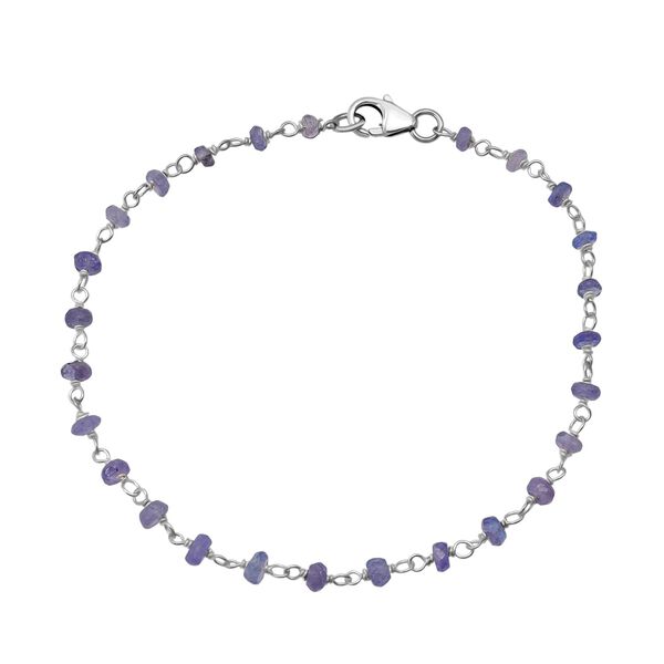 Tansanit Armband ca. 19 cm 925 Silber ca. 6,00 ct. image number 0