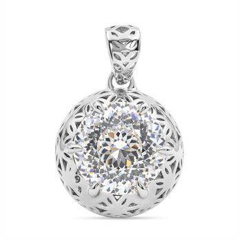 D'Joy Moissanit Anh&auml;nger 925 Silber rhodiniert ca. 2.23 ct