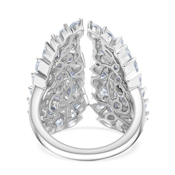 GP Amore Kollektion - Weißer Zirkon und blauer Saphir Ring - 7,44 ct. image number 6