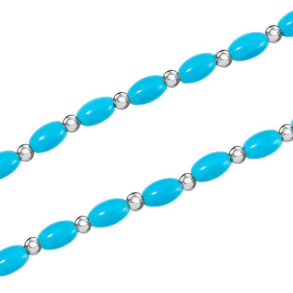 Sleeping Beauty Farbe Muschelkernperle Halskette ca. 50cm + 5cm Extender, Standard image number 4