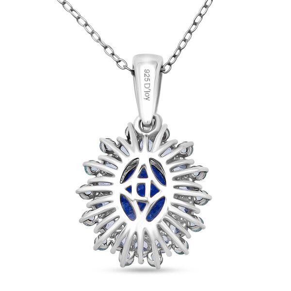D'Joy Masoala Saphir, blauer Apatit und Zirkon Anhänger mit 50cm Kette - 2,84 ct. image number 4