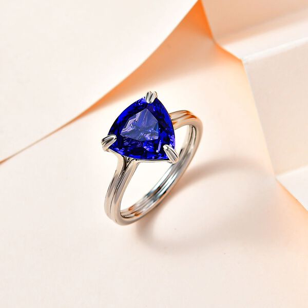 RHAPSODY AAAA Tansanit und VS EF Diamant Ring in 950 Platin - 4,88 ct. image number 2