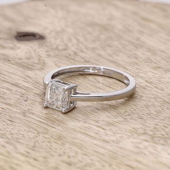 LUXURIANT IGI zertifizierter D/IF Labor Diamant Ring in 950 Platin - 1,03 ct.