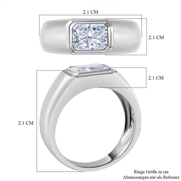 Weißer Zirkonia Ring image number 4