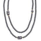 Terahertz Halskette ca. 40 cm Reiner Edelstahl Standard gelb vergoldet ca. 300.00 ct