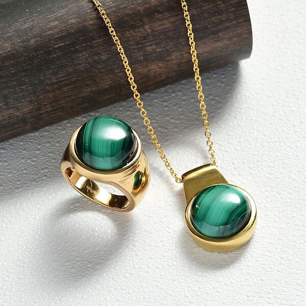 EverTrue AAA Malachit Schmuckset - 30 ct. image number 2