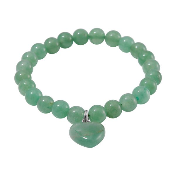 3er-Set- Grüne Aventurin und weiße Kristall Quarz-Armbänder - 231 ct. image number 5