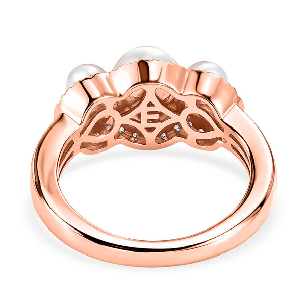 EVER TRUE S&uuml;&szlig;wasser Perle (7-7.5 mm) Ring 950 Kupfer (Gr&ouml;&szlig;e 21.00) image number 5