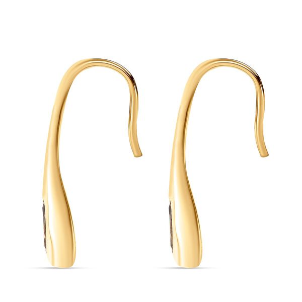 AA nat&uuml;rliche, goldene Tansanit-Ohrringe - 0,75 ct. image number 5