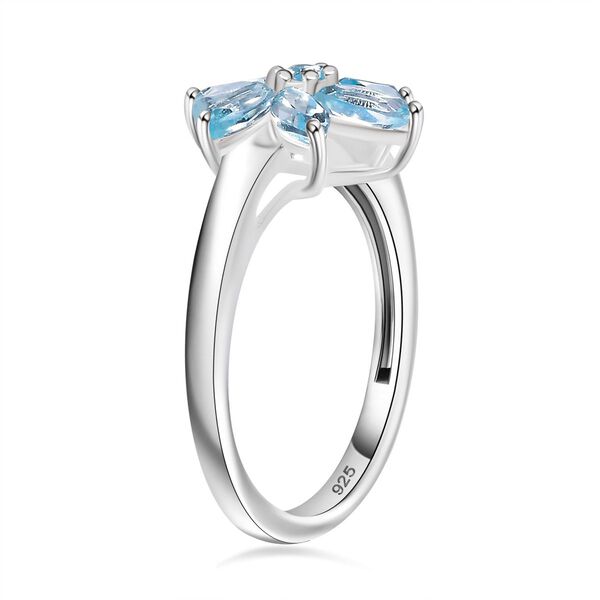 Himmelblauer Topas-Ring - 1,20 ct. image number 5