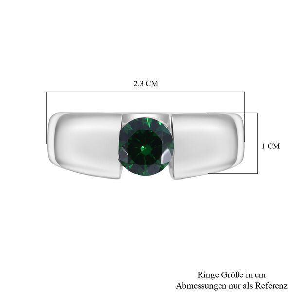 LUSTRO STELLA gr&uuml;ner Zirkonia-Ring -  1,53 ct. image number 5