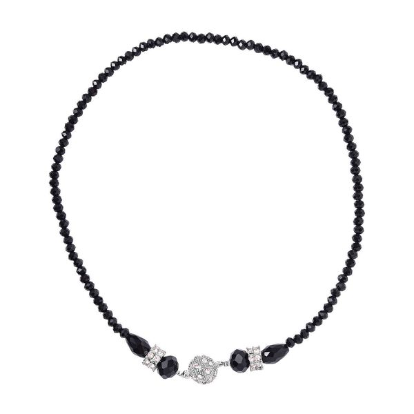 Schwarzes und weißes Kristall-Schmuckset - 247 ct. image number 6