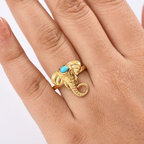 D'Joy AA Sleeping Beauty Türkis Ring - 0,17 ct. image number 3