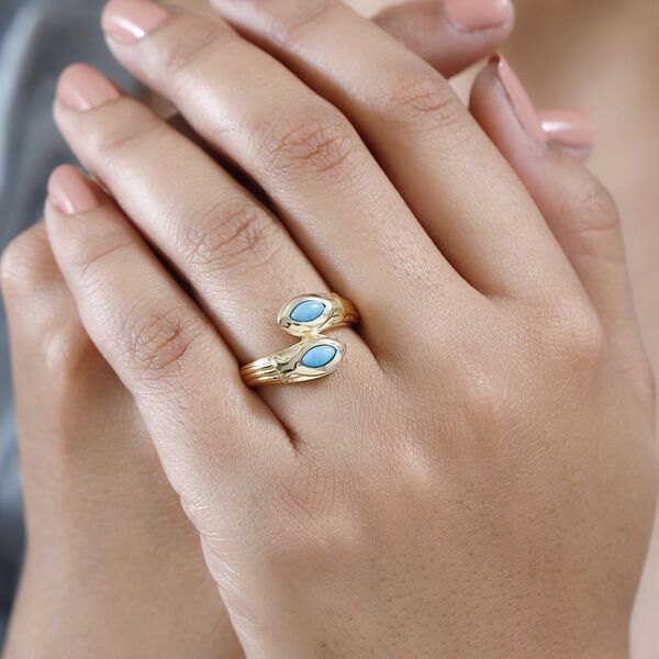 Sleeping Beauty Türkis Ring - 0,53 ct. image number 3