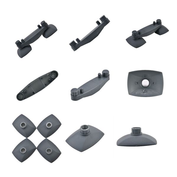 Flexibler, Eisenbahn mit leuchtendem Wagen, 162-teiliges Set image number 8