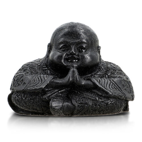 Buddha Schungit Figur, 10x7,8cm image number 0