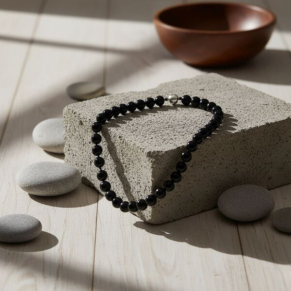 D'Joy Shungit 50cm Halskette - 410 ct. image number 2