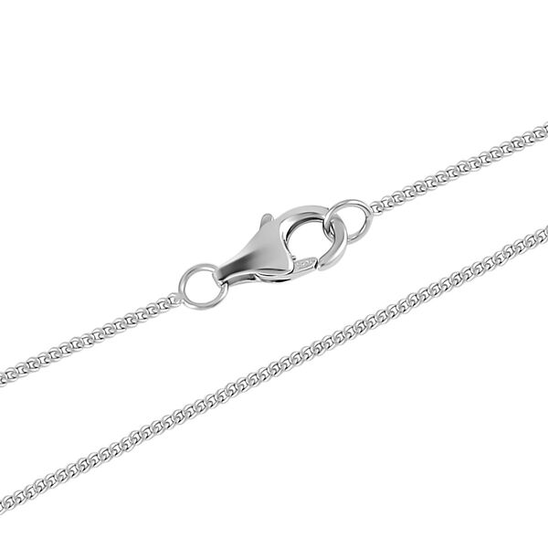 13-14 mm wei&szlig;e Edison-Perle und Zirkon-Anh&auml;nger mit Kette, 45 cm - 0,21 ct. image number 5