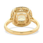 ILIANA AAA Turkizit und Diamant SI G-H Ring 750 Gelbgold (Größe 20.00) ca. 2,81 ct image number 4
