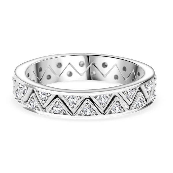 Lustro Stella 2er-Set weiße Zirkonia Ringe image number 0