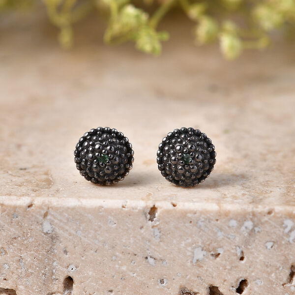 EVER TRUE Gr&uuml;ner Diamant Ohrringe Nickelfreies Messing (10-15 Werktage Lieferzeit) image number 1