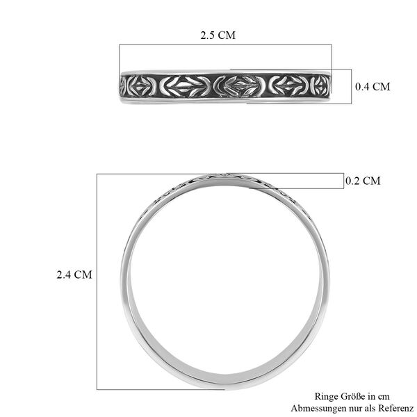 Royal Bali Kollektion - Handgearbeiteter Bandring image number 4