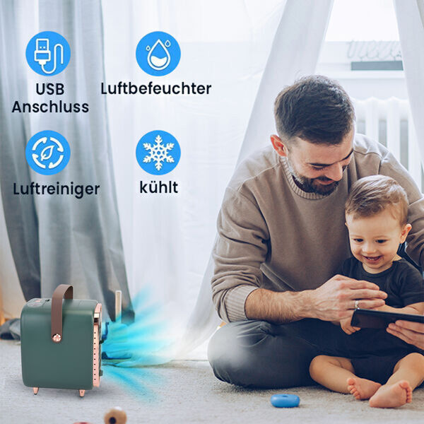 Luftk&uuml;hler mit Nebelspray, Gr&uuml;n image number 2