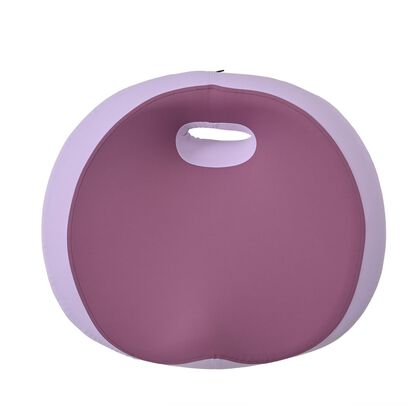 Sitzkissen aus Memory-Schaum mit k&uuml;hlendem Bezug, Atmungsaktiv und ergonomisches Design, 50x46x15 cm, Nylon-Spandex-H&uuml;lle, Lila