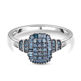 Blauer Diamant-Ring - 0,50 ct.