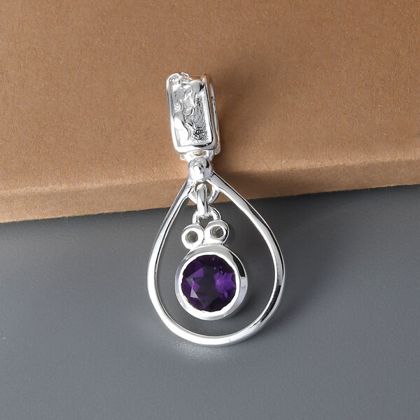 Afrikanischer Amethyst-Anh&auml;nger, 925 Silber ca. 0,46 ct image number 3