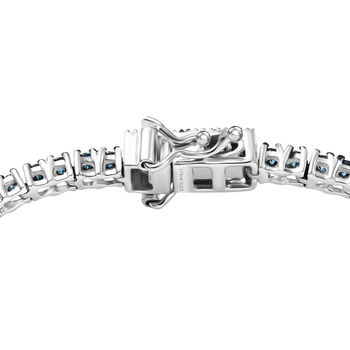 Blaues Diamant 19cm Armband - 3 ct.