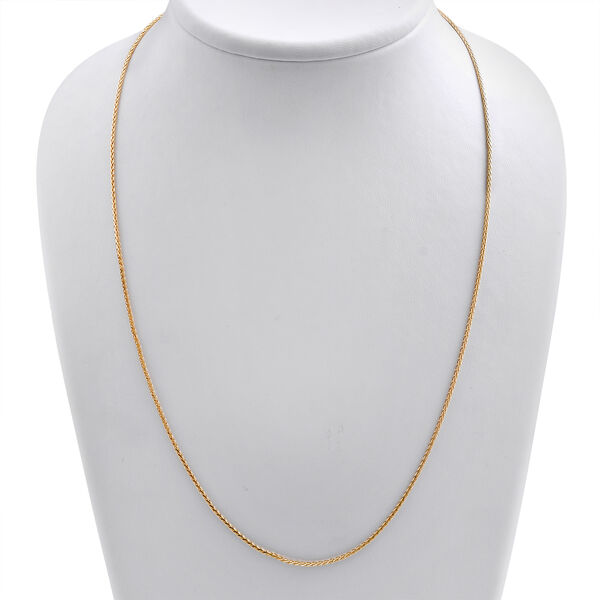 Italienische Spigakette, 925 Silber vergoldet, ca. 75 cm, ca. 6,18g image number 2