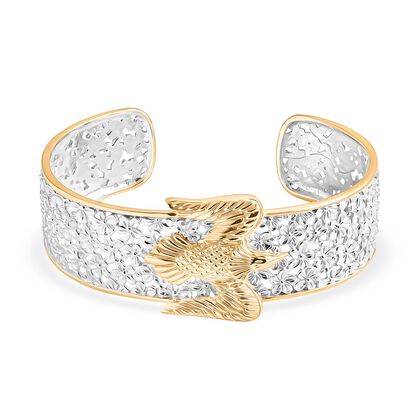 D'Joy Royal Bali - 925 Silber Zweifarbige Beschichtung Armreif ca. 19 cm ca. 30,29g