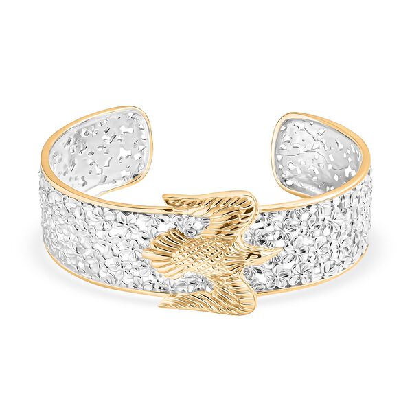 D'Joy Royal Bali - 925 Silber Zweifarbige Beschichtung Armreif ca. 19 cm ca. 30,29g image number 0