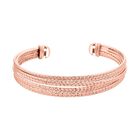 Designer inspirierter Armreif, ca. 19 cm, roséfarben