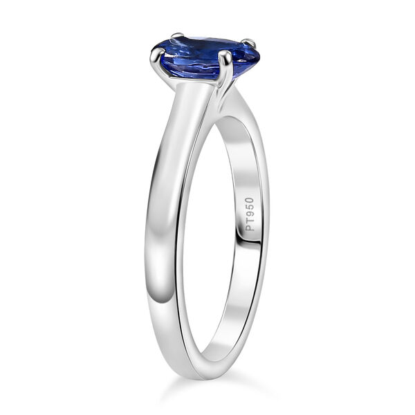 Rhapsody AAAA Tansanit Ring 950 Platin (Gr&ouml;&szlig;e 17.00) ca. 1,27 ct image number 4