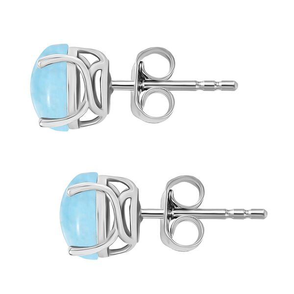 Larimar Ohrringe 925 Silber rhodiniert ca. 3,21 ct. image number 3