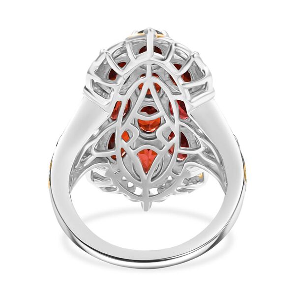 Roter Granat Ring Messing (Größe 17.00) ca. 5,12 ct image number 6