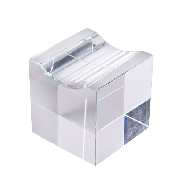 Diamantschliff blauer Glaskristall mit Ständer in Geschenkbox image number 5